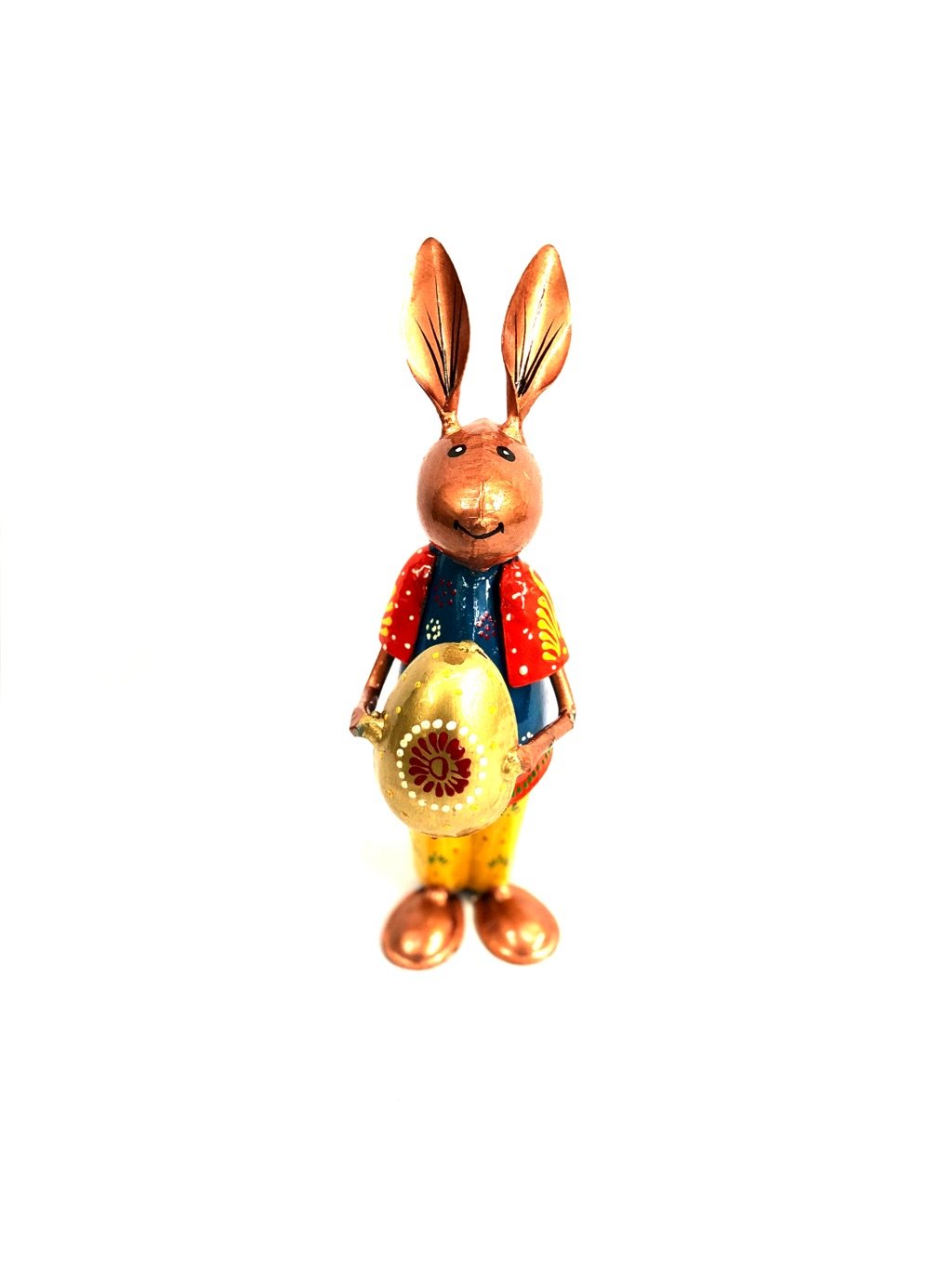 Metal Showpiece Rabbit Kid's Room Decorative Objects Artefacts By Tamrapatra
