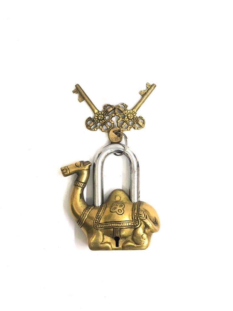 Antique Premium Quality Brass Locks Designed Handicrafts Must Buy Tamrapatra - Tamrapatra