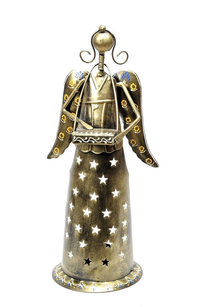 Fairy Doll Musical Theme Musician Tea Light Holder Lights Tamrapatra - Tamrapatra