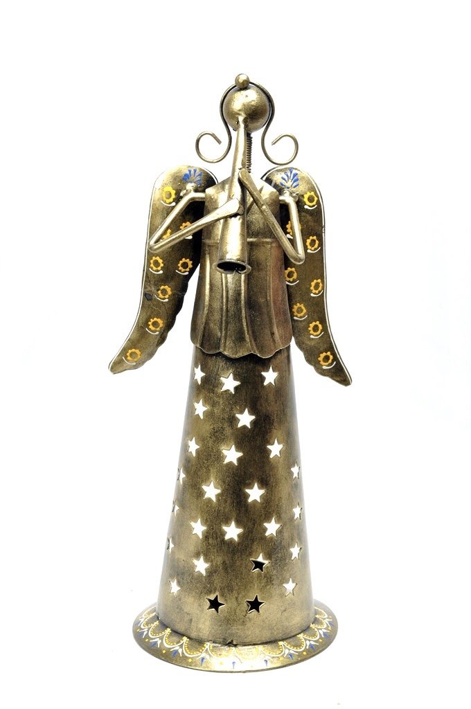 Fairy Doll Musical Theme Musician Tea Light Holder Lights Tamrapatra - Tamrapatra