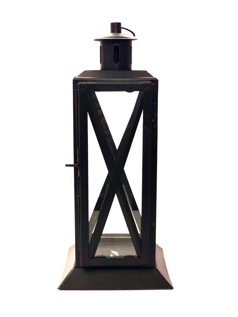 Cross Long Hanging Lantern Sturdy Metal Make Tamrapatra - Tamrapatra