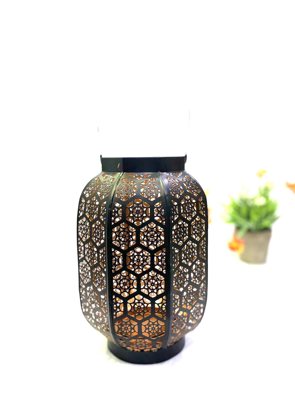 Moroccan Lamps & Lightings Black Copper Beautiful Shadow Effects Tamrapatra