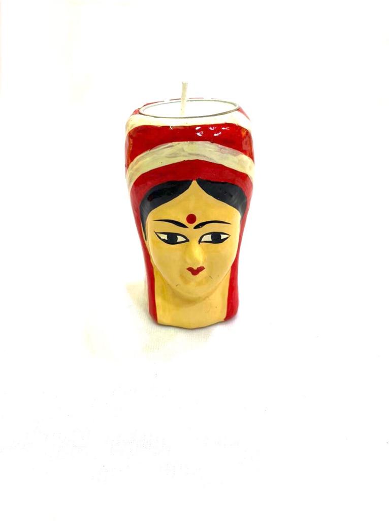 Tea Light Holders Resin Male Female Pair Sweet Unique Decoration Tamrapatra