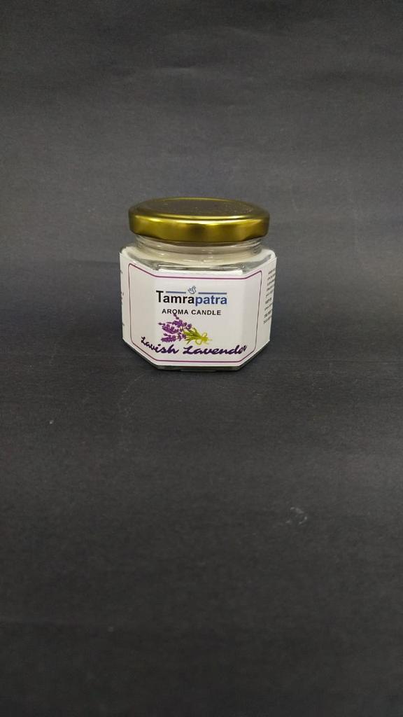 Aroma Scented Candles In hexagonal Shaped Glass Exclusive Range By Tamrapatra