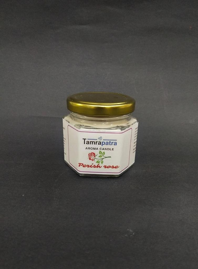 Aroma Scented Candles In hexagonal Shaped Glass Exclusive Range By Tamrapatra