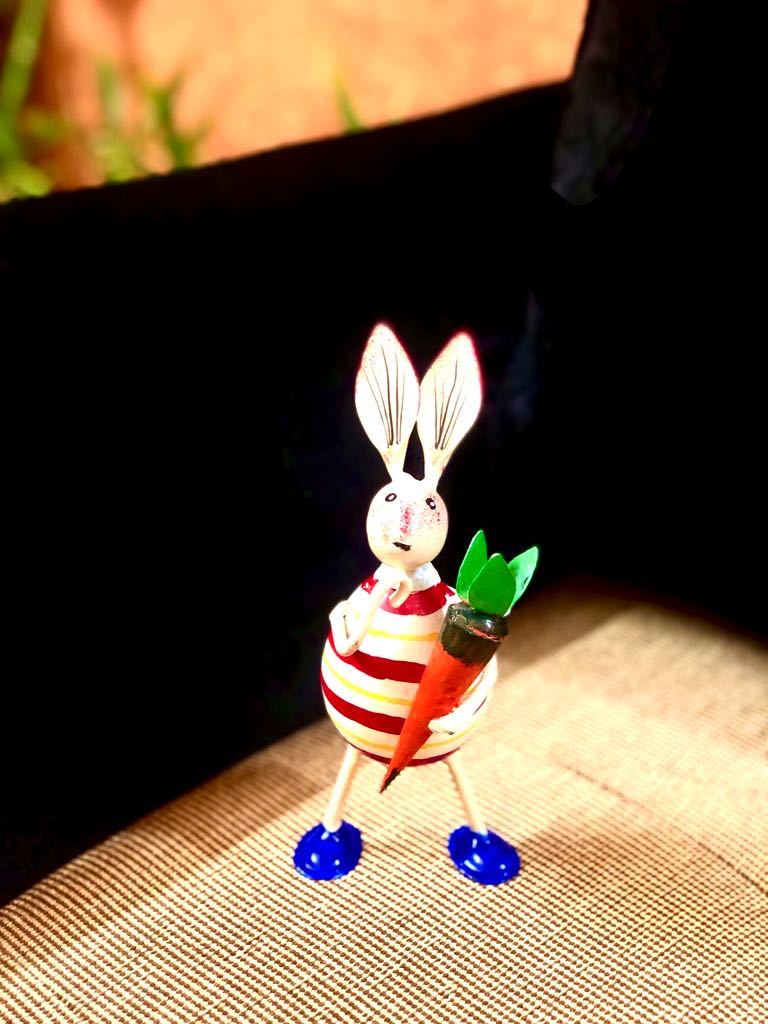 Rabbit Sparkling With Joy Exclusive Metal Artifact Tamrapatra - Tamrapatra