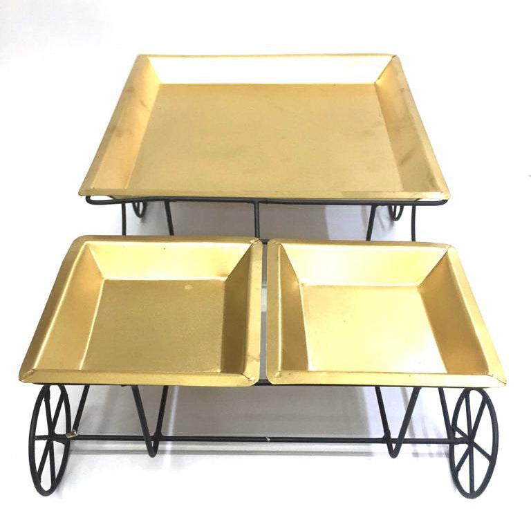 Metal Platters For Serving Snacks Party Time Decoration Dinning From Tamrapatra