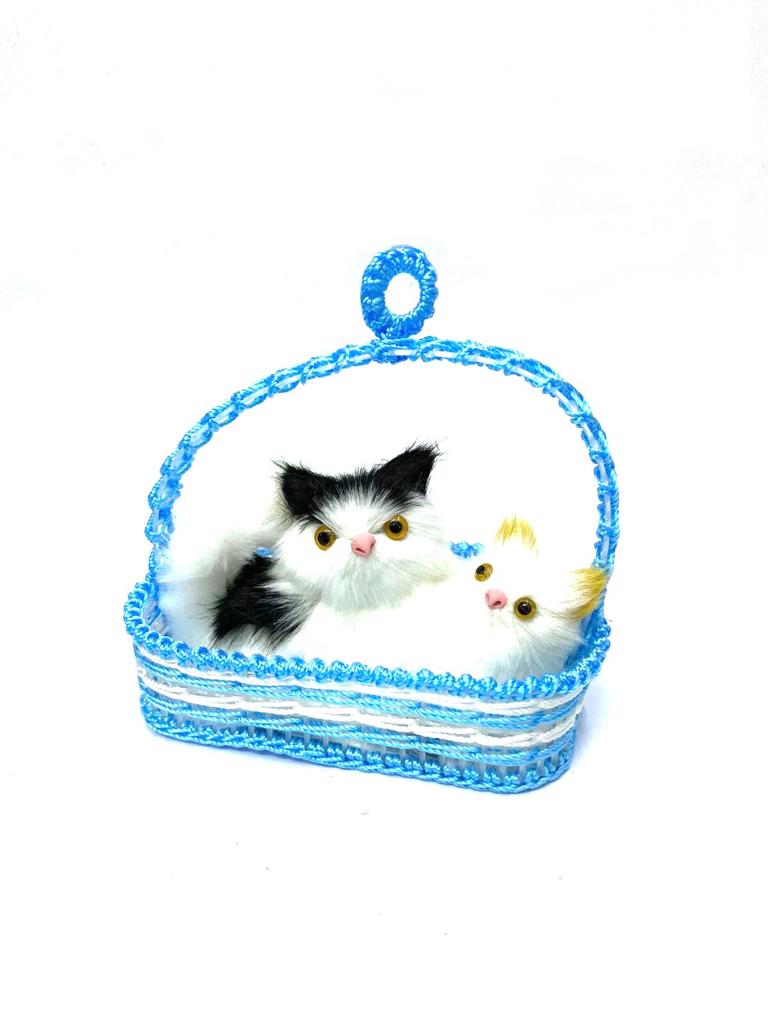 Cats In Colored Basket Stuffed Toys Colors New Hot Collection From Tamrapatra