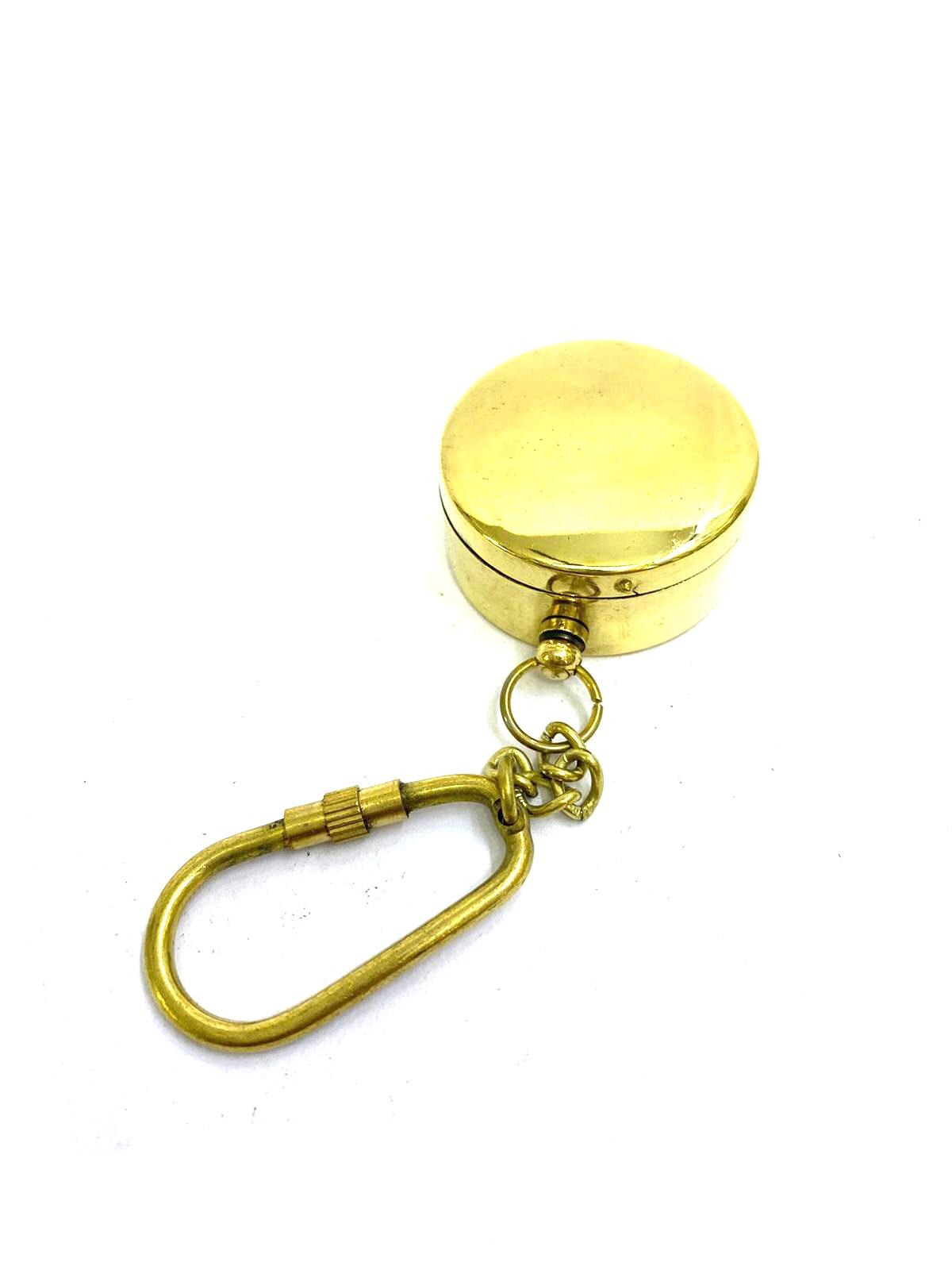 Brass Compass Keychains Exclusive Collections Premium Quality Utility Tamrapatra