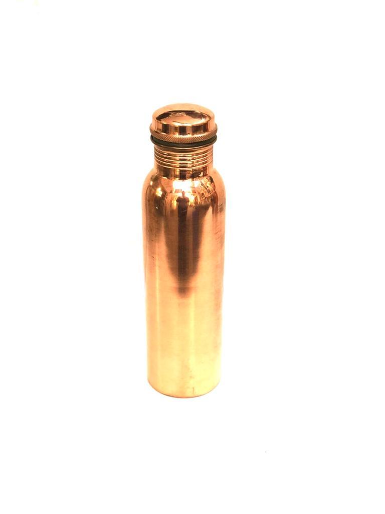 Premium Quality Copper Bottle Drink Fluids In Healthy Lifestyle By Tamrapatra