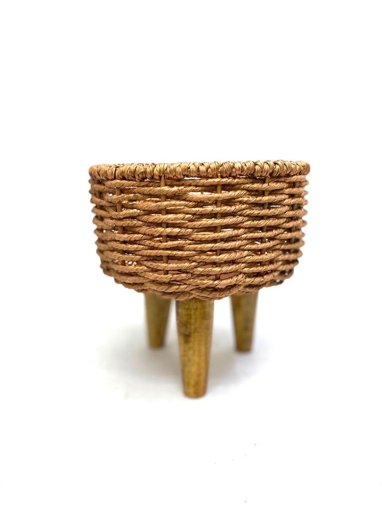 Jute Planters In Various Size For Corner Home Office Décor Copper Tamrapatra