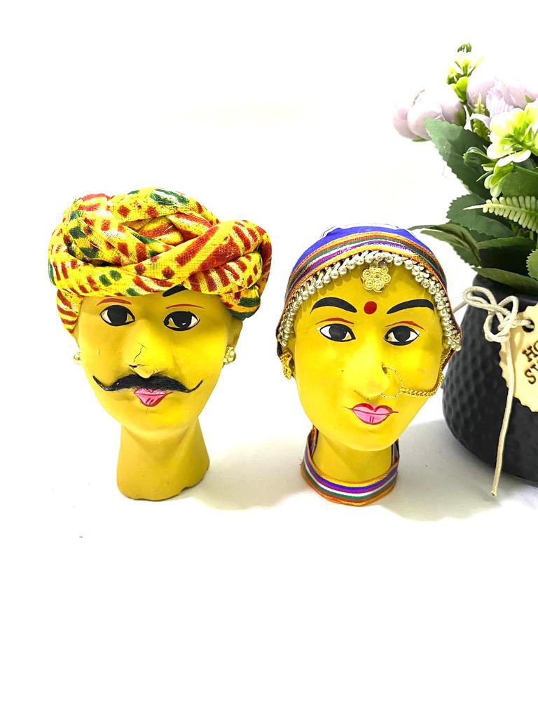Couple Figure Creative Artefacts Terracotta Unique Collectible Decoration Tamrapatra