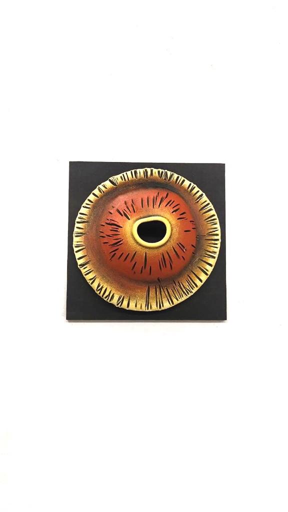 Shades Of Brown & Yellow Terracotta Pottery Studio Wall Hangings By Tamrapatra