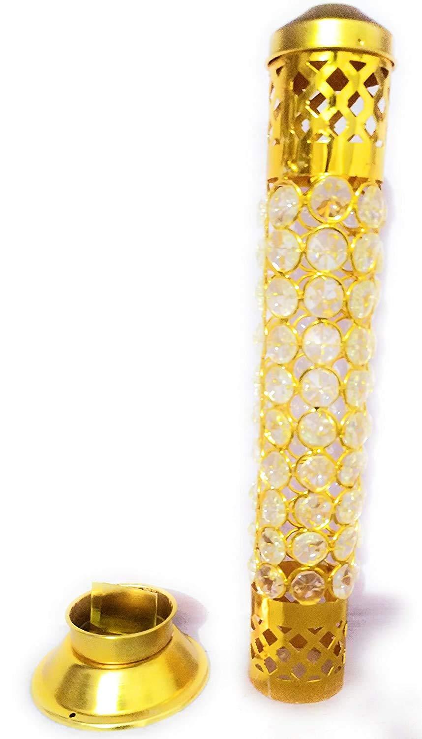 Crystal Agardan Incense Stick Holder Brass Pooja Collection Now At Tamrapatra