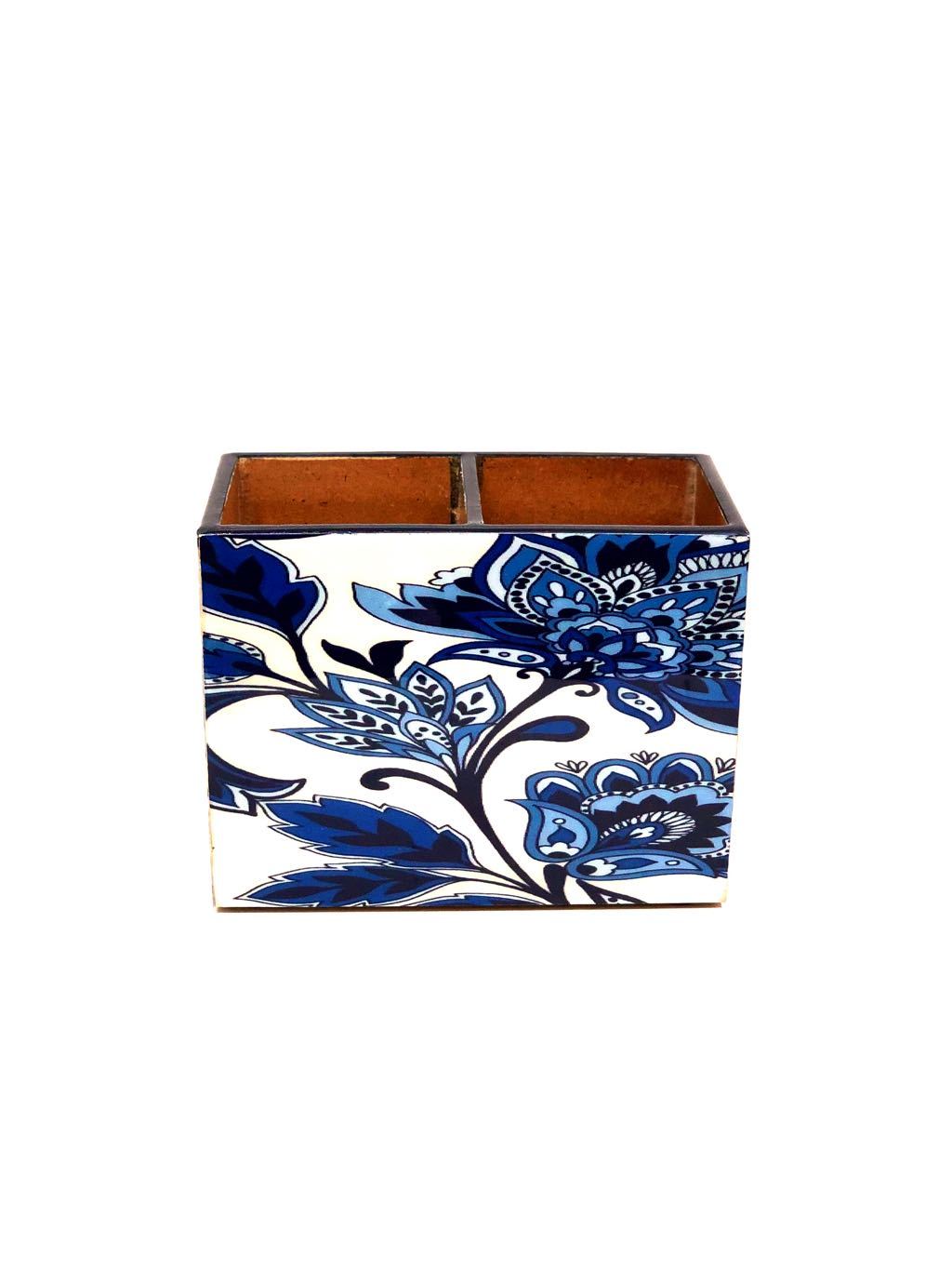 Multipurpose Holder Utility Enamel Printed With Various Designs Tamrapatra