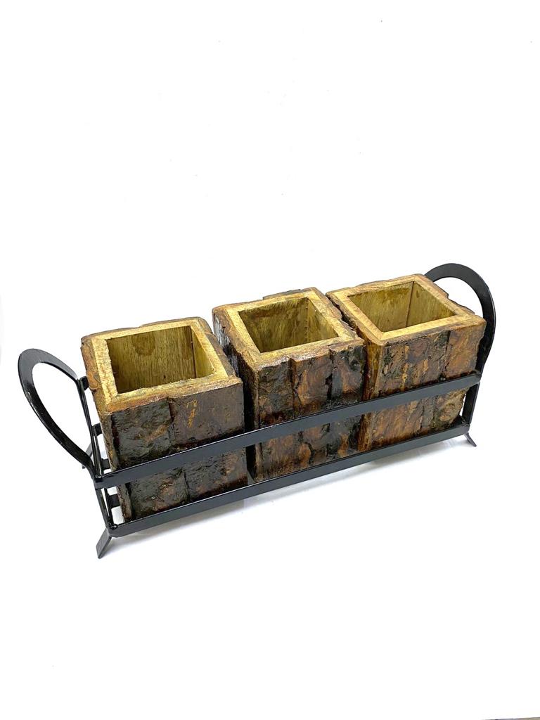 Cutlery Holder Dinning Table Accessories Kitchen Raw Finish From Tamrapatra