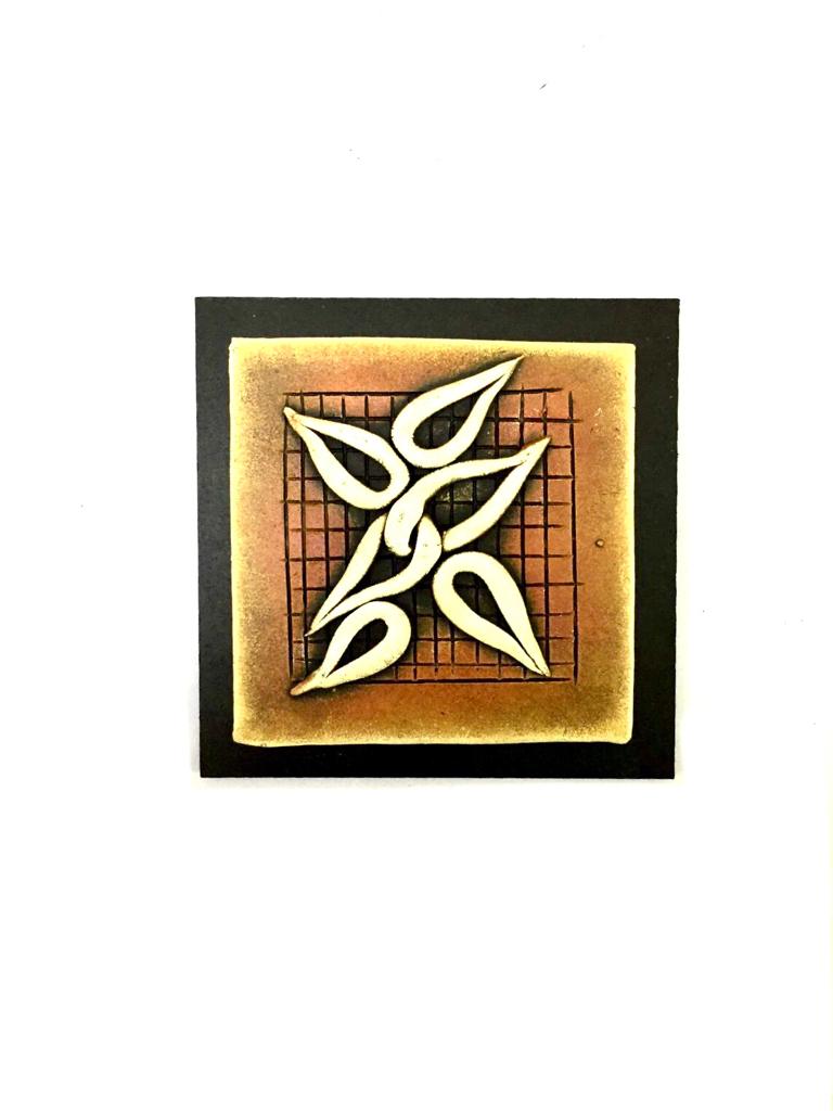 Unique Dandelion Concepts On Yellow Shade Terracotta Set Of 5 By Tamrapatra