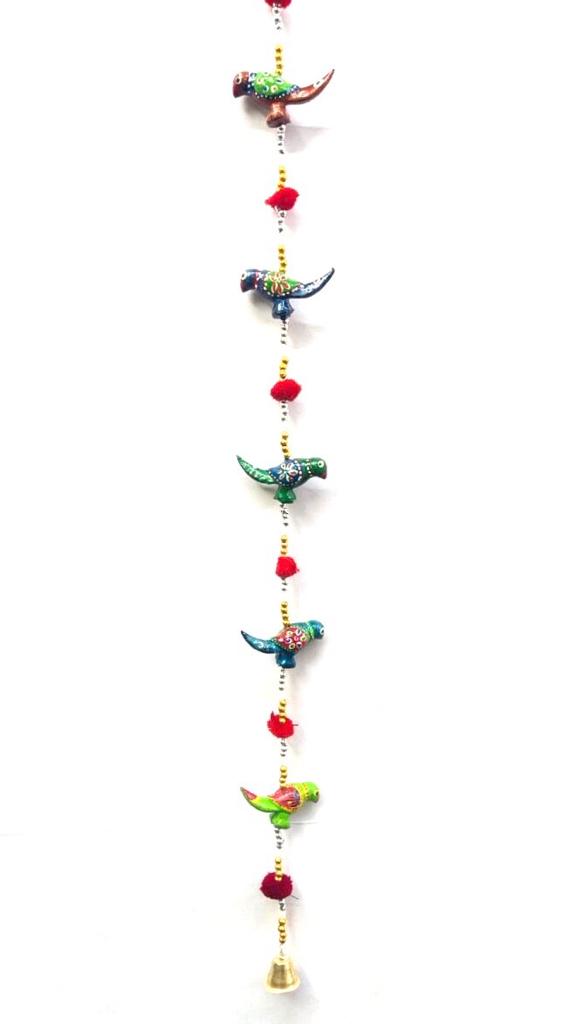 Danglers Traditional Hangings Elephant Peacock Ganesh Parrot From Tamrapatra