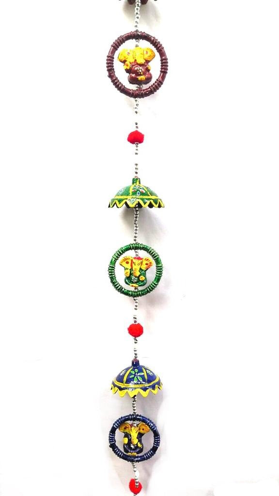 Danglers Elephant Ganesh Decoration Artistic Handmade In India By Tamrapatra