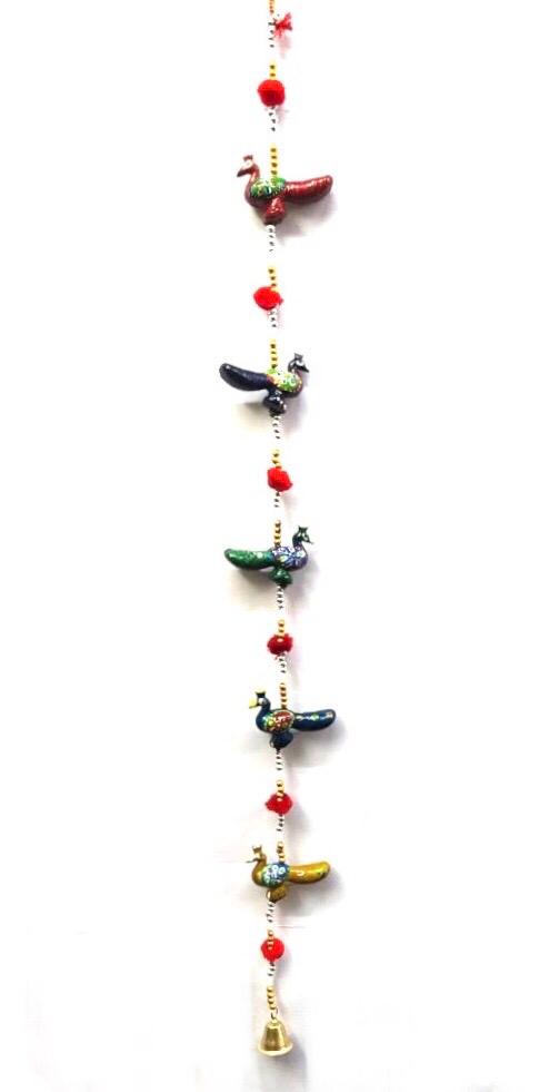 Danglers Traditional Hangings Elephant Peacock Ganesh Parrot From Tamrapatra