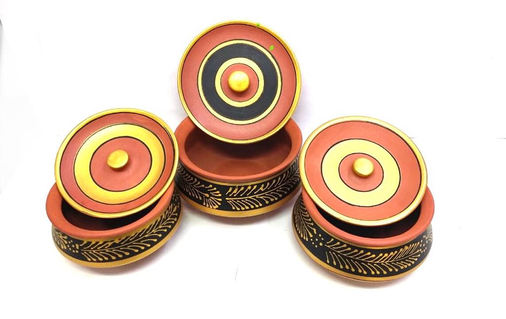 Degchi Cooking Pots Hand Painted In New Variety & Sizes Only At Tamrapatra