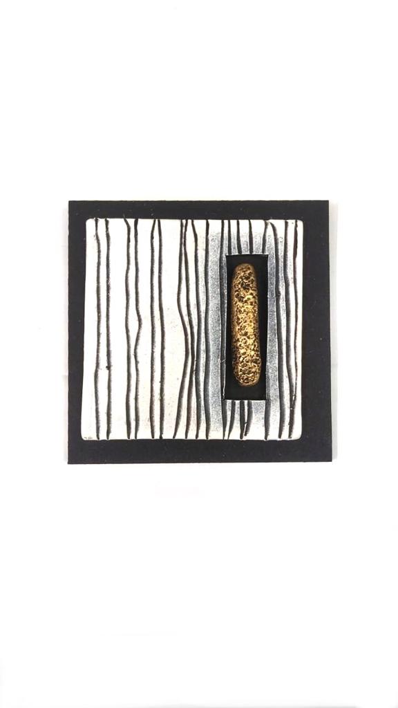 Stone Art Exclusive Wall Décor With Gray & Gold Combination From Tamrapatra