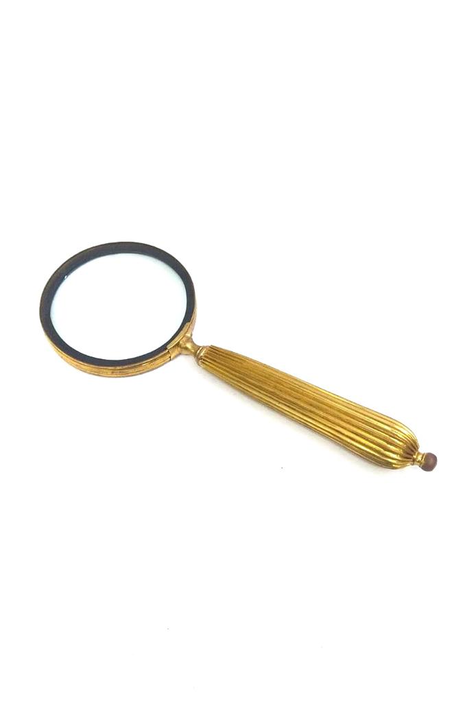 Magnifying Glass With Antique Handle Classic Desk Accessories By Tamrapatra
