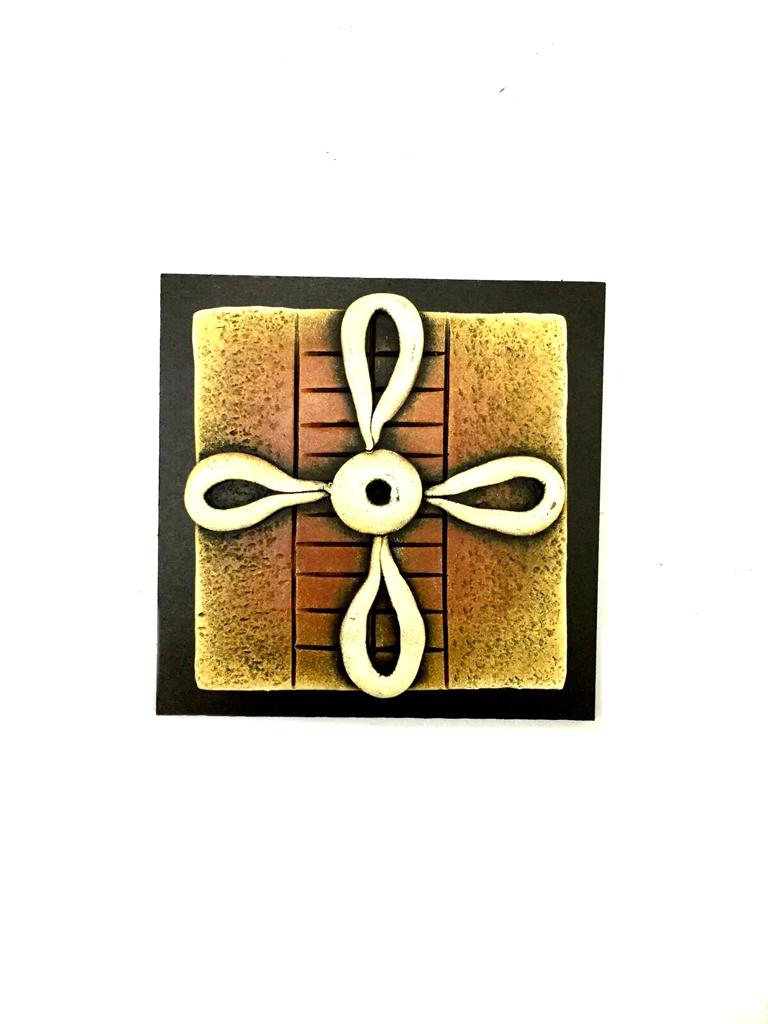 Unique Dandelion Concepts On Yellow Shade Terracotta Set Of 5 By Tamrapatra