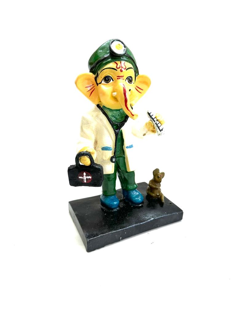 Spiritual Lord Ganesha With Rat Doctor Sweet Combination Artefact From Tamrapatra