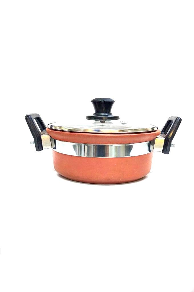 Donga With Glass Lid Handcrafted Terracotta Cooking Pots From Tamrapatra