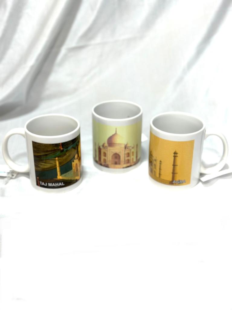 Taj Mahal Agra Cups Souvenir Drinking Designer Fancy Art Exclusively By Tamrapatra