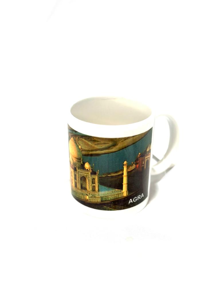 Taj Mahal Agra Cups Souvenir Drinking Designer Fancy Art Exclusively By Tamrapatra