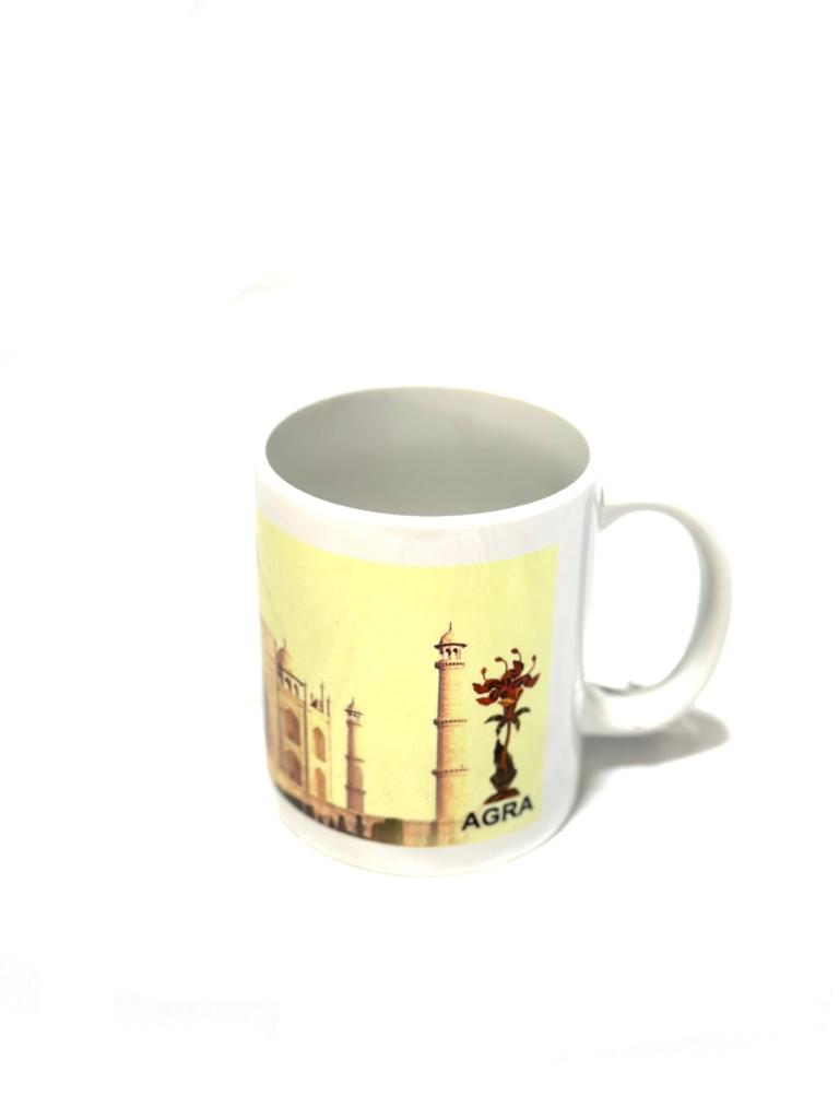 Taj Mahal Agra Cups Souvenir Drinking Designer Fancy Art Exclusively By Tamrapatra