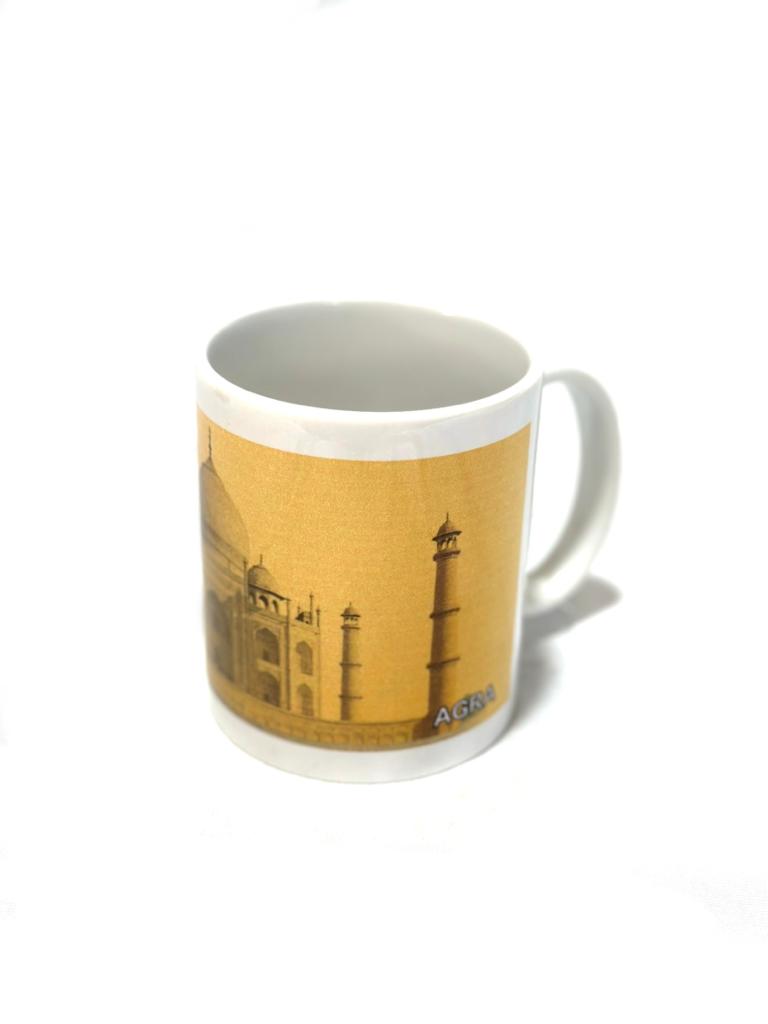 Taj Mahal Agra Cups Souvenir Drinking Designer Fancy Art Exclusively By Tamrapatra