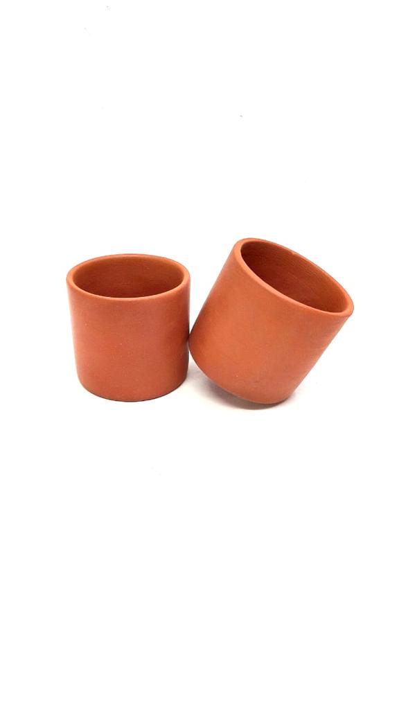 Glass Set Of 6 Terracotta Drinking Beverages Dinning Kitchen From Tamrapatra
