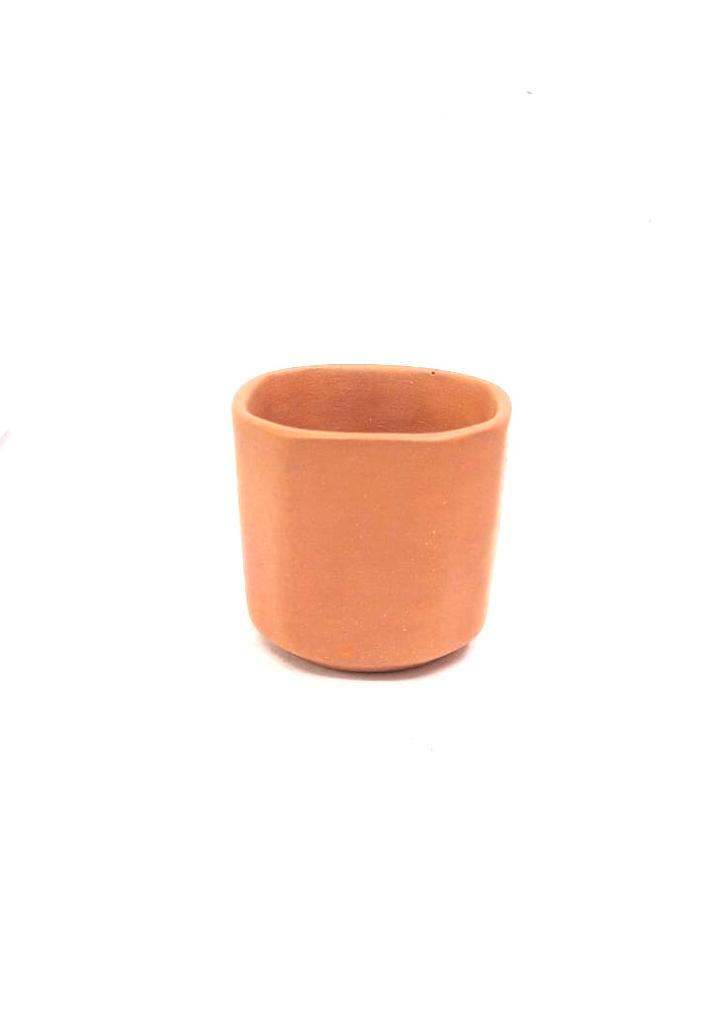 Glass Set Of 6 Terracotta Drinking Beverages Dinning Kitchen From Tamrapatra