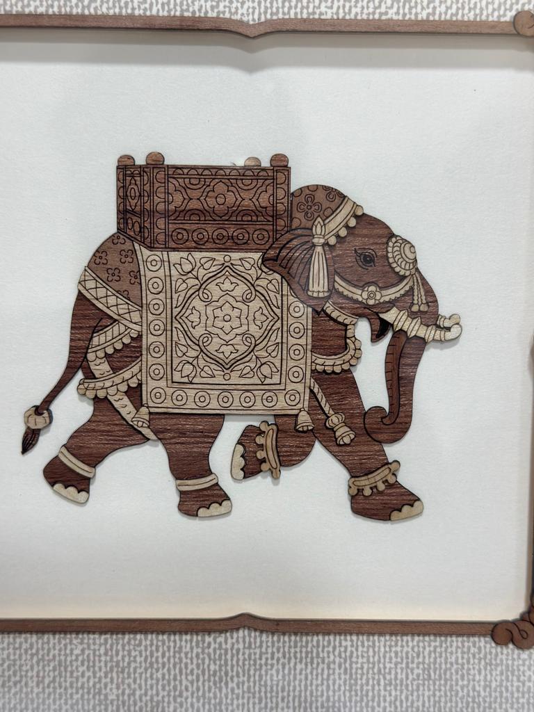Elephant Ambari Style 3D Wooden Frames Collection New Arrivals By Tamrapatra