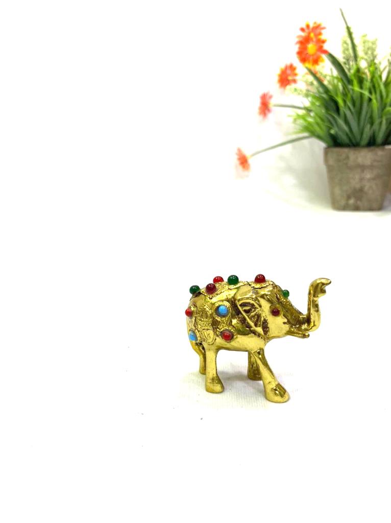 Elephant Brass Animal Collectible Mighty Lovely Gifts Handcrafted By Tamrapatra