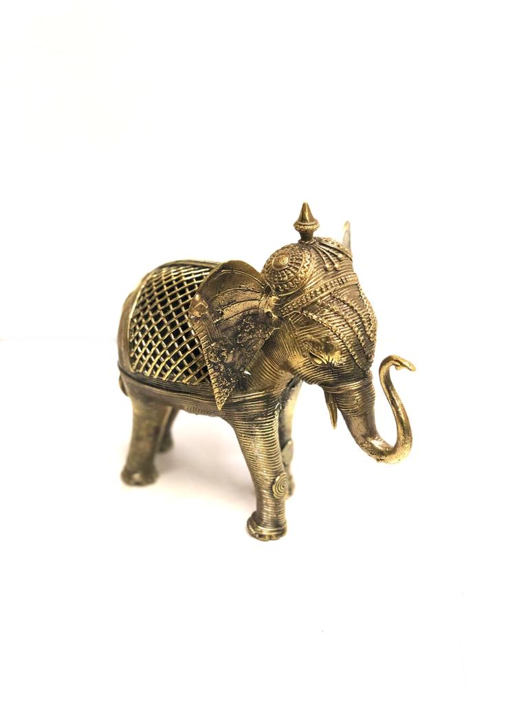 Luxury Fine Brass Collection Get Traditional Handmade Elephant By Tamrapatra