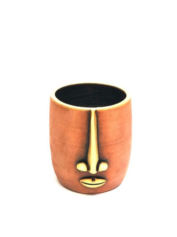 Face Pots With Striking Shades Use For Plants Pen Spoon Brush Holder By Tamrapatra