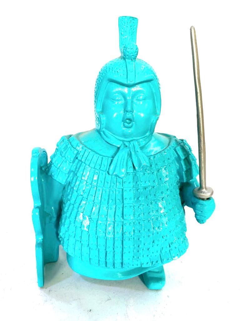 Modern Asian Warriors Soldiers Pair Set Of 2 Home Office Décor By Tamrapatra