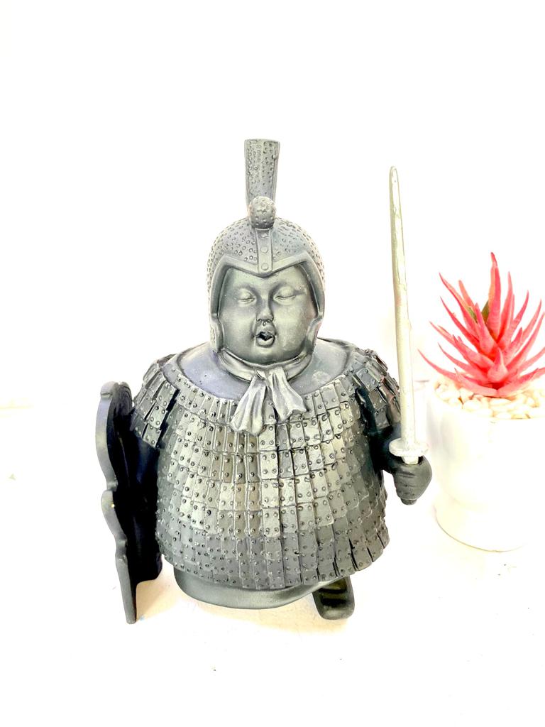 Modern Asian Warriors Soldiers Pair Set Of 2 Home Office Décor By Tamrapatra