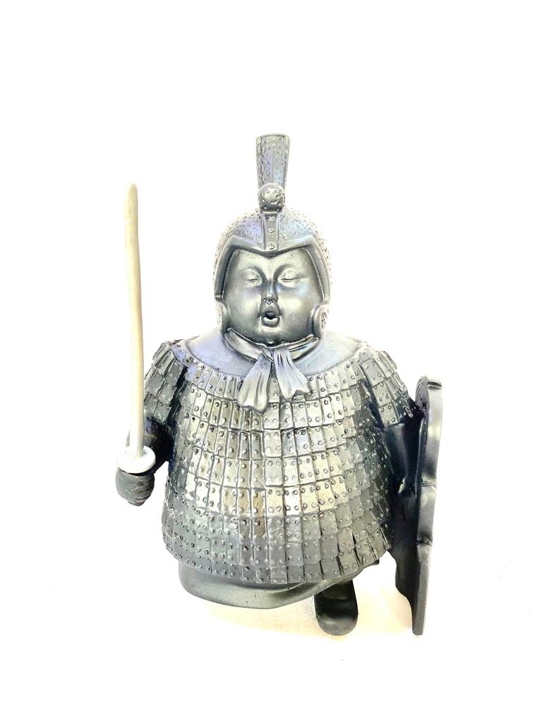 Modern Asian Warriors Soldiers Pair Set Of 2 Home Office Décor By Tamrapatra