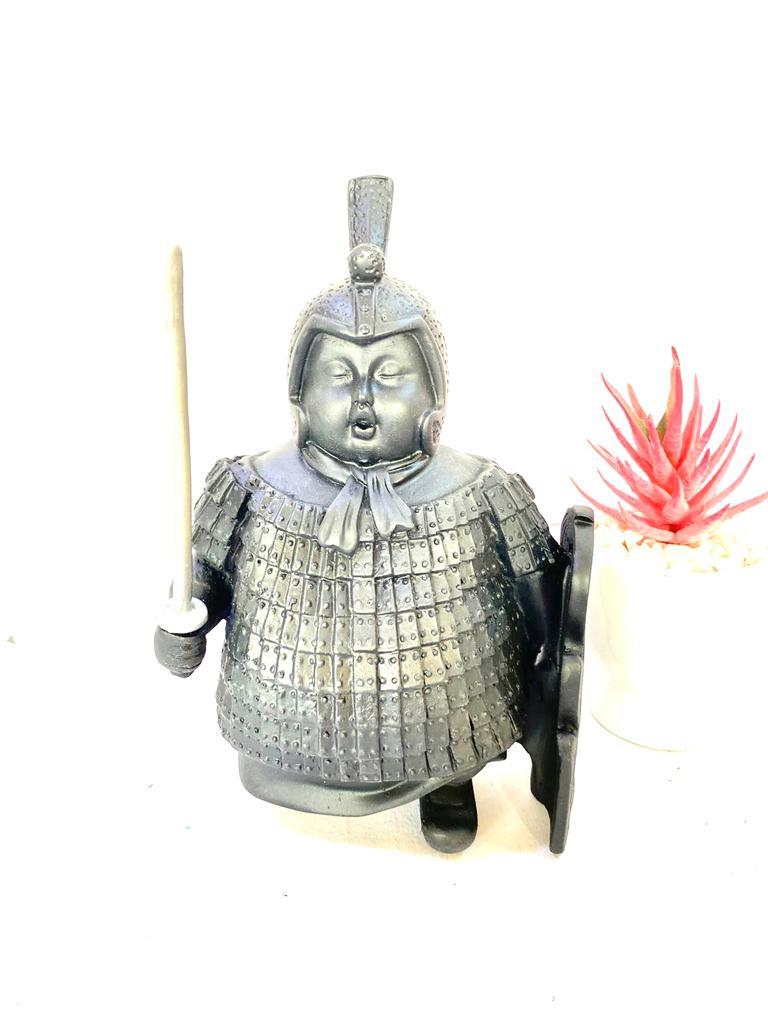 Modern Asian Warriors Soldiers Pair Set Of 2 Home Office Décor By Tamrapatra