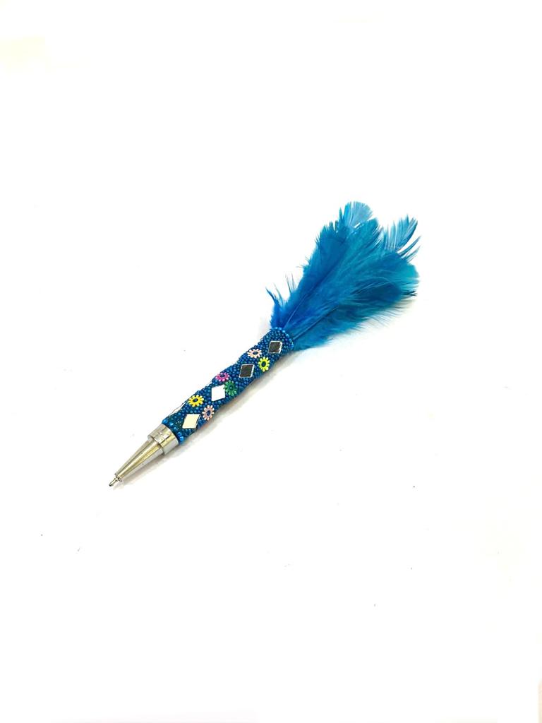 Feather Pens In Various Shades Extraordinary Collection Stationary From Tamrapatra