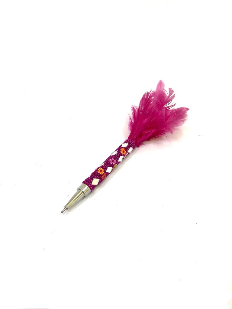 Feather Pens In Various Shades Extraordinary Collection Stationary From Tamrapatra