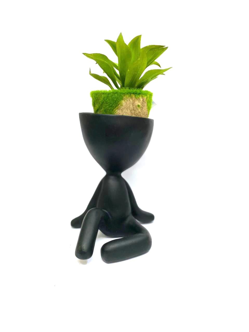 Adorable Planters Human Figures For Home Décor In Various Models Tamrapatra