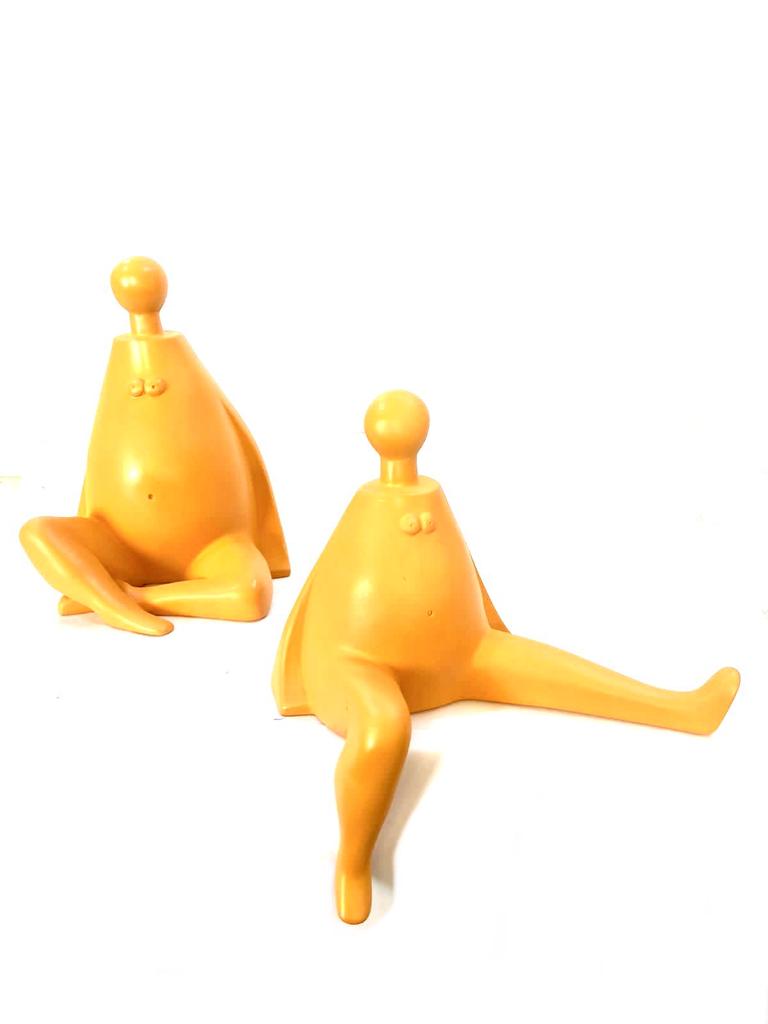 Abstract Figures In Set Of 2 Impressive Modern Designs Enhance Space Tamrapatra