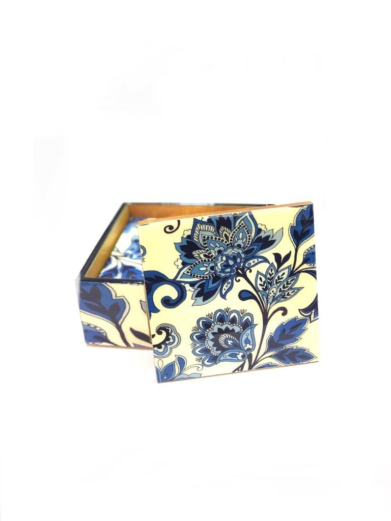 Designer Tea Coasters In Wood Laminated With Exclusive Concepts Tamrapatra