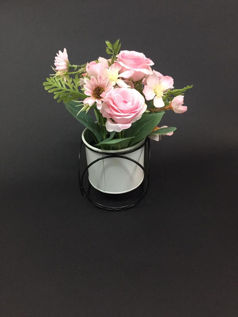 Beautiful Flower Pots In Classic Black Stand Creative Home Additions Tamrapatra